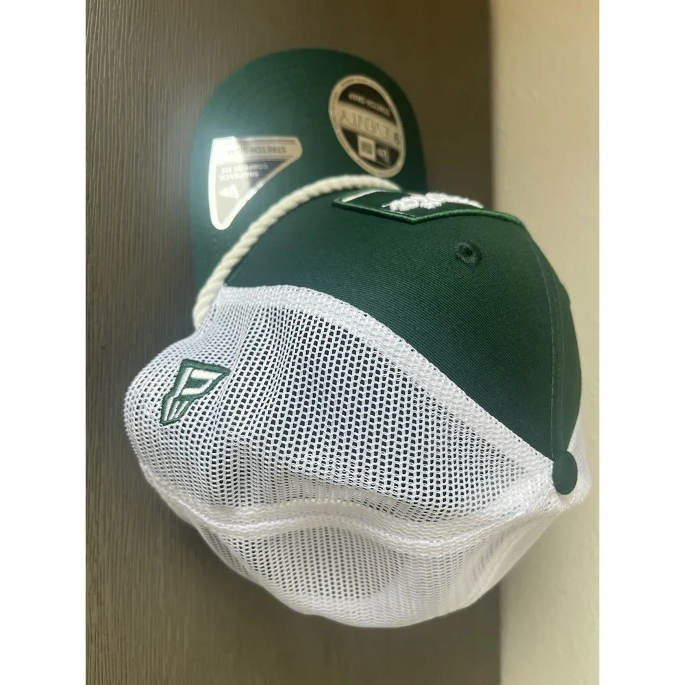 Minnesota Wild NHL Hat New Era 9Seventy Stretch‎ Snap Mesh Rope Green Cap NWT